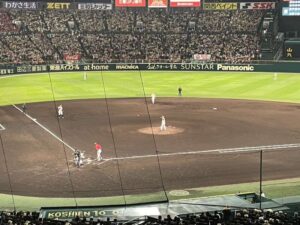 １年ぶりの野球観戦！寒いっ！